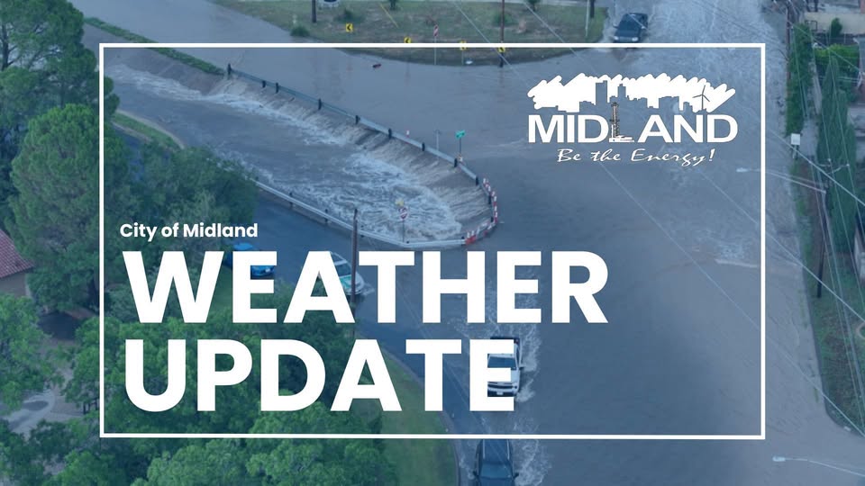 City of Midland Announces Street Closures at Low-Water Crossing Areas