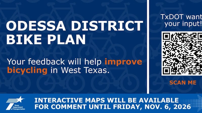 Three Inputs TxDOT seeks public input on Odessa District Bicycle Plan