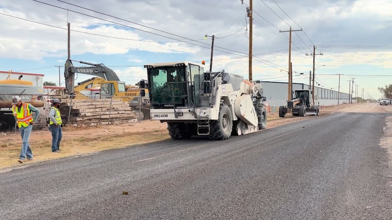 Midland County begins their first phase of the County’s Mill and Fill project.