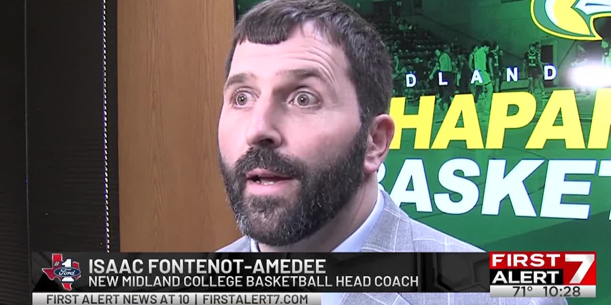 Isaac Fontenot-Amedee introduced as new Midland College Men’s Basketball coach