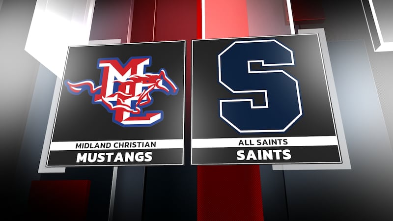 The Mustangs taking on the Saints