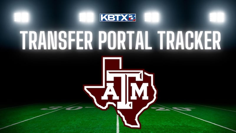 KBTX Texas A&M Transfer Portal Tracker