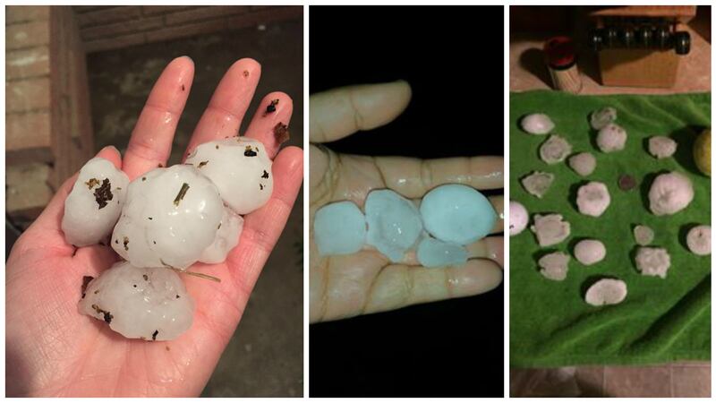 PHOTOS Capture Golf Ball Sized Hail in Iraan PHOTOS Capture Golf Ball Sized Hail in Iraan