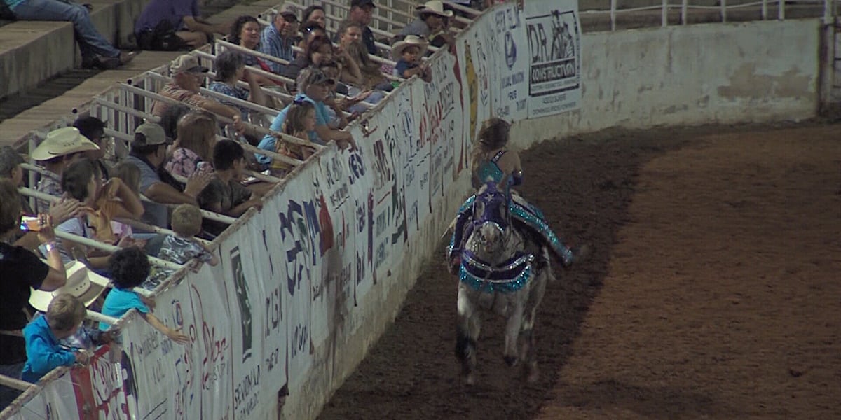 NFR Trick Rider Visits Big Spring Cowboy Reunion and Rodeo