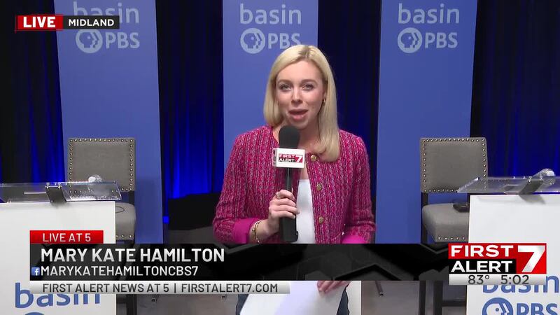 First Alert 7 will stream live coverage of Midland candidate debates starting tonight at 7...