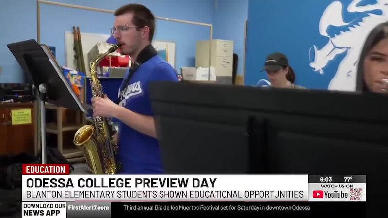 Odessa College introduces Blanton Elementary students to educational opportunities
