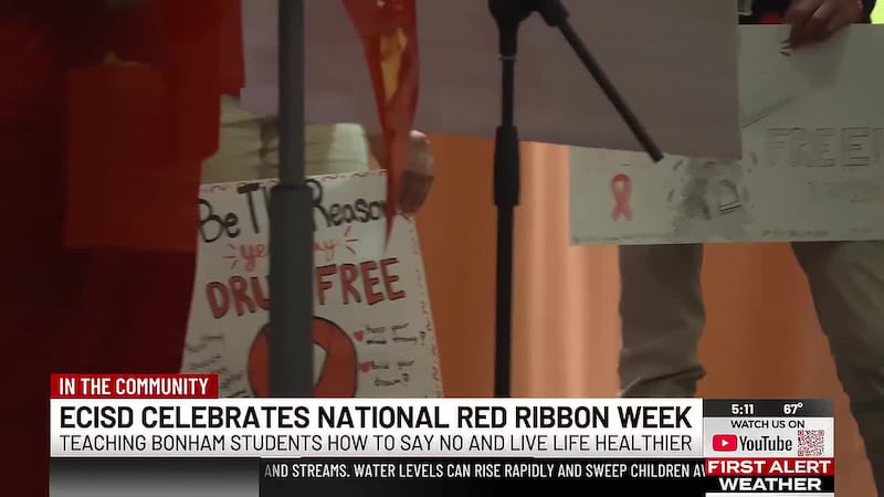 The Ector County Independent School District kicked off Red Ribbon Week with a ribbon cutting...